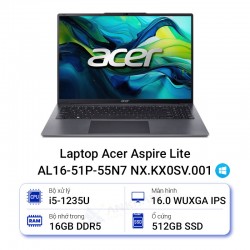 Laptop Acer Aspire Lite AL16-51P-55N7 NX.KX0SV.001