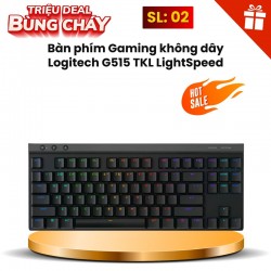 Bàn phím Gaming không dây Logitech G515 TKL LightSpeed màu đen (920-012580)