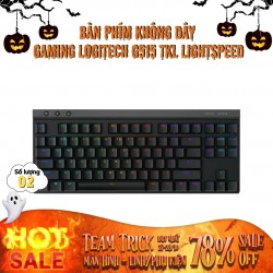 Bàn phím Gaming không dây Logitech G515 TKL LightSpeed màu đen (920-012580)