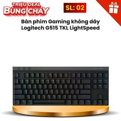Bàn phím Gaming không dây Logitech G515 TKL LightSpeed màu đen (920-012580)