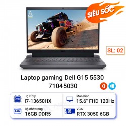 Laptop gaming Dell G15 5530 71045030