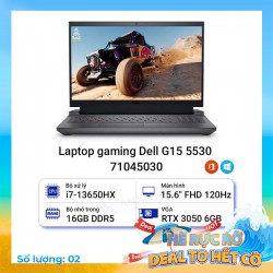 Laptop gaming Dell G15 5530 71045030