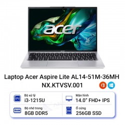 Laptop Acer Aspire Lite AL14-51M-36MH NX.KTVSV.001