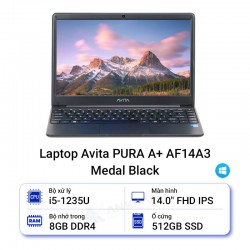 Laptop Avita PURA A+ AF14A3 Medal Black