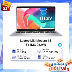 Laptop MSI Modern 15 F13MG-082VN (i5-1335U/16GB/512GB/15.6inch FHD/Win11)