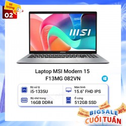 Laptop MSI Modern 15 F13MG-082VN (i5-1335U/16GB/512GB/15.6inch FHD/Win11)