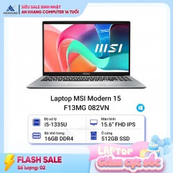 Laptop MSI Modern 15 F13MG-082VN (i5-1335U/16GB/512GB/15.6inch FHD/Win11)
