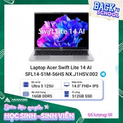 Laptop Acer Swift Lite 14 AI SFL14-51M-56HS NX.J1HSV.002