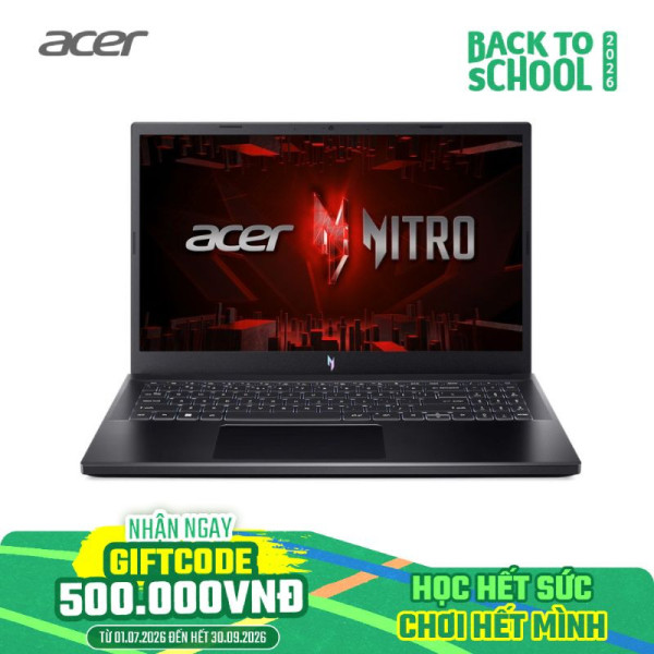 Laptop Gaming Acer Nitro V ANV15-51-57B2 NH.QN8SV.001