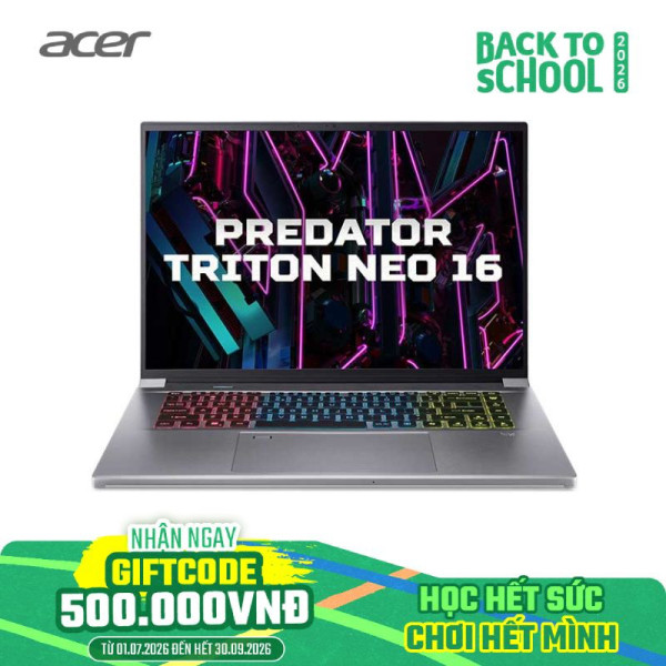Laptop Gaming Acer Predator Triton Neo 16 PTN16-51-78JQ NH.QPNSV.004	