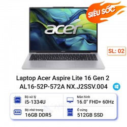 Laptop Acer Aspire Lite 16 Gen 2 AL16-52P-572A NX.J2SSV.004