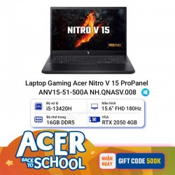 Laptop Gaming Acer Nitro V 15 ProPanel ANV15-51-500A NH.QNASV.008