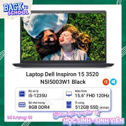 Laptop Dell Inspiron 15 3520 N5I5003W1 Black