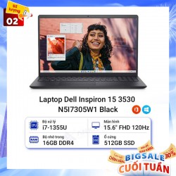 Laptop Dell Inspiron 15 3530 N5I7305W1 Black 