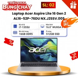 Laptop Acer Aspire Lite 16 Gen 2 AL16-52P-76DU NX.J2SSV.005