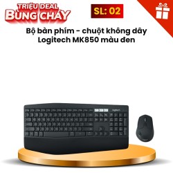 Bộ bàn phím - chuột không dây Logitech MK850 màu đen (920-008219)