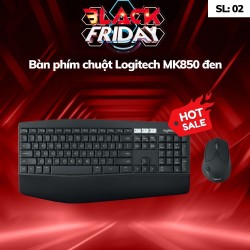 Bộ bàn phím - chuột không dây Logitech MK850 màu đen (920-008219)