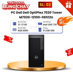 Máy tính để bàn Dell OptiPlex 7020 Tower M7020-12100-08512U