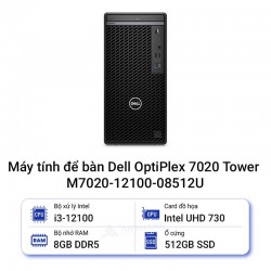 Máy tính để bàn Dell OptiPlex 7020 Tower M7020-12100-08512U