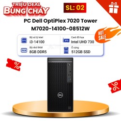 Máy tính để bàn Dell OptiPlex 7020 Tower M7020-14100-08512W