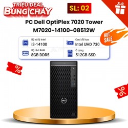 Máy tính để bàn Dell OptiPlex 7020 Tower M7020-14100-08512W
