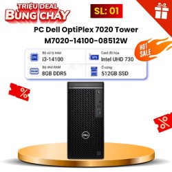 Máy tính để bàn Dell OptiPlex 7020 Tower M7020-14100-08512W