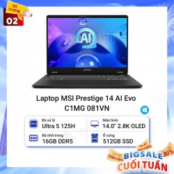 Laptop MSI Prestige 14 AI Evo C1MG 081VN
