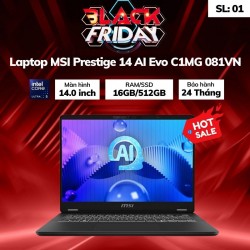 Laptop MSI Prestige 14 AI Evo C1MG 081VN
