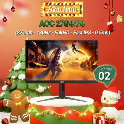 Màn hình Gaming AOC 27G4/74 (27 inch - 180Hz - Full HD - Fast IPS - 0.5ms)