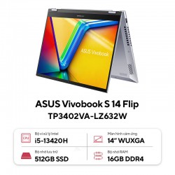 Laptop ASUS Vivobook S 14 Flip TP3402VA-LZ632W