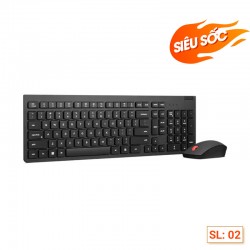 Bộ bàn phím chuột không dây Lenovo Essential Gen2 4X31N50708 (Đen)