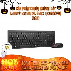 Bộ bàn phím chuột không dây Lenovo Essential Gen2 4X31N50708 (Đen)