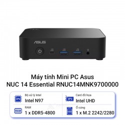 Máy tính Mini PC Asus NUC 14 Essential RNUC14MNK9700000