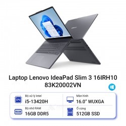 Laptop Lenovo IdeaPad Slim 3 16IRH10 83K20002VN