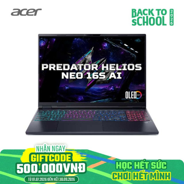 Laptop Acer Gaming Predator Helios Neo 16S AI PHN16S-71-95MS NH.QX7SV.002