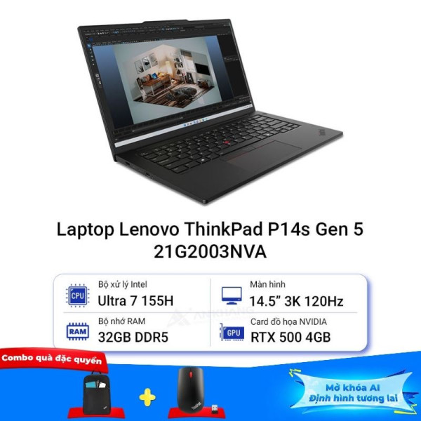 Laptop Lenovo ThinkPad P14s Gen 5 21G2003NVA