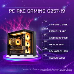 PC AKC Gaming G257-19 (i7-265K/Z890/32GB/1TB/RTX4060Ti)