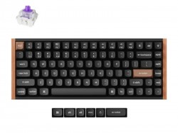 Bàn phím Keychron K2H-F1 K2 HE Swappable RGB Backlight Aluminum Nebula Switch - Black (Special Edition)