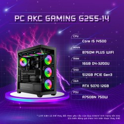 PC AKC Gaming G255-14 (i5-14500/B760M/16GB/512GB/RTX5070)