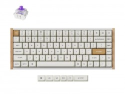 Bàn phím Keychron K2H-Q1 K2 HE Swappable RGB Backlight Aluminum Nebula Switch - White (Special Edition)