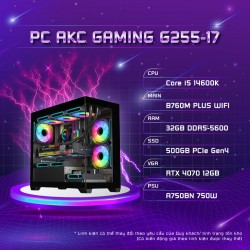 PC AKC Gaming G255-17 (i5-14600K/B760M/32GB/500GB/RTX4070)