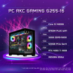 PC AKC Gaming G255-16 (i5-14600K/B760M/32GB/500GB/RTX4060Ti)