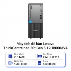 Máy tính để bàn Lenovo ThinkCentre neo 50t Gen 5 12UB0003VA