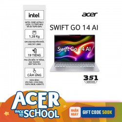 Laptop Acer Swift Go 14 AI SFG14-74T-55HD NX.JF9SV.001
