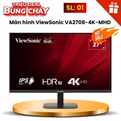 Màn hình ViewSonic VA2708-4K-MHD (27 inch - 4K UHD - IPS - 60Hz - 4ms - Loa)