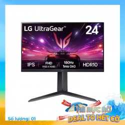 Màn hình LCD LG UltraGear 24GS65F-B.ATV (23.8inch - 180Hz - IPS - FHD - HDR10)