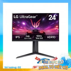 Màn hình LCD LG UltraGear 24GS65F-B.ATV (23.8inch - 180Hz - IPS - FHD - HDR10)