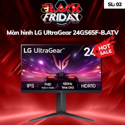 Màn hình máy tính LG UltraGear 24GS65F-B.ATV (23.8inch - 180Hz - IPS - FHD - HDR10)