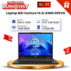 Laptop MSI Venture 14 AI A1MG 005VN