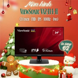 Màn hình LCD ViewSonic VA2414-H (24 inch - FHD - IPS - 100Hz - 4ms)